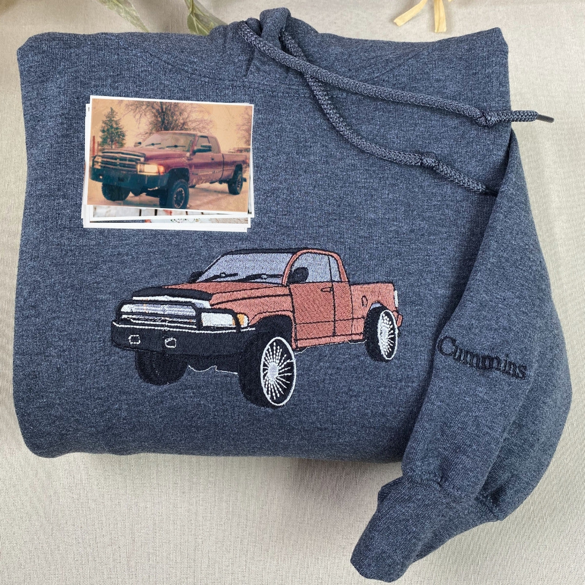 Dark heather Truck Car Sweatshirt